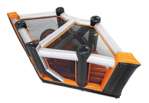 Buy inflatable 40-piece giga modular Gate Corner obstacle course for children. Order inflatable obstacle courses online now at JB Inflatables America