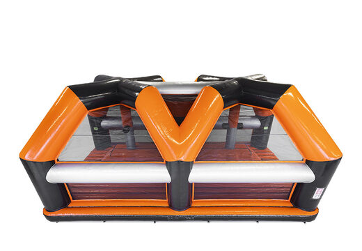 Inflatable 40-piece mega Edge Walker assault course for children. Buy inflatable obstacle courses online now at JB Inflatables America