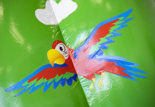 Buy Giraffe Slide Super slide with the cheerful colors, 3D objects and nice print on the side walls. Order inflatable slides now online at JB Inflatables America