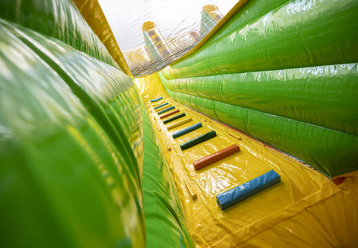 Buy the perfect giraffe themed inflatable slide with 3D objects for kids. Order inflatable slides now online at JB Inflatables America