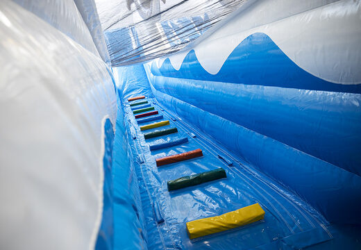 Perfect dolphin themed inflatable slide with 3D objects to order for kids. Buy inflatable slides now online at JB Inflatables America