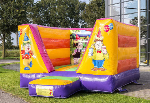 Small open inflatable colorful bouncer for children for sale in party theme. Visit JB Inflatables America online