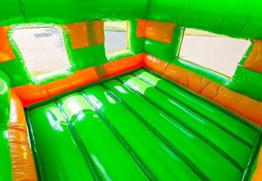 Order covered inflatable ball pit bounce house in jungle theme for kids. Buy bounce houses online at JB Inflatables America 