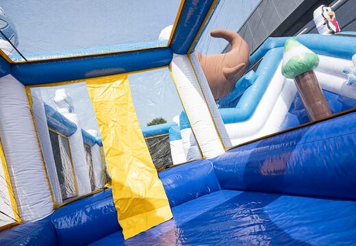 Order World Frozen bounce house for children. Buy bounce houses online at JB Inflatables America
