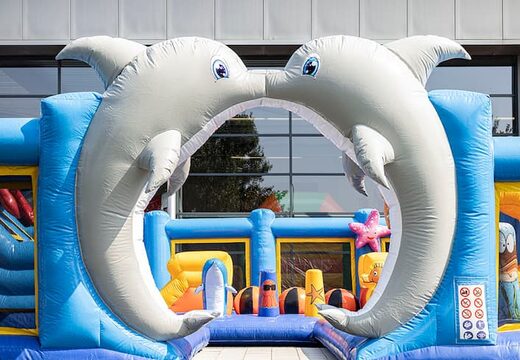 Order large inflatable bounce house in seaworld theme for children. Buy bounce houses online at JB Inflatables America