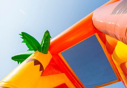 Large inflatable open multiplay indoor pirate bouncer with slide for kids. Buy bouncers online at JB Inflatables America 