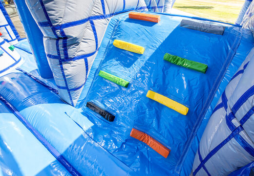 Multiplay indoor castle bouncer with a slide for children. Order bouncers online at JB Inflatables America 