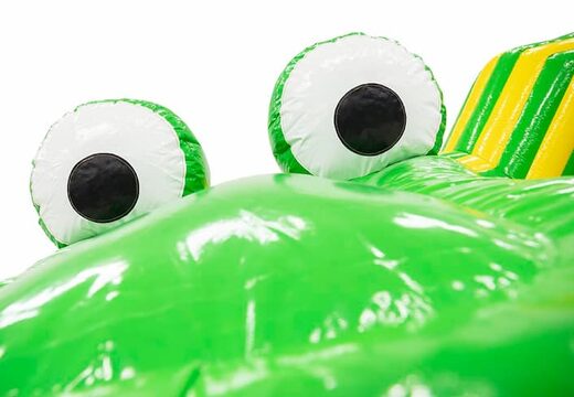 Buy a spacious crawl tunnel crocodile bounce house for kids. Order bounce houses online at JB Inflatables America 
