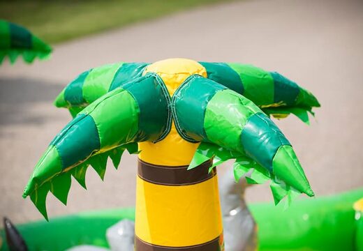 Multiplay playzone jungle bouncer with plastic balls and 3D objects for children. Buy bouncers online at JB Inflatables America 