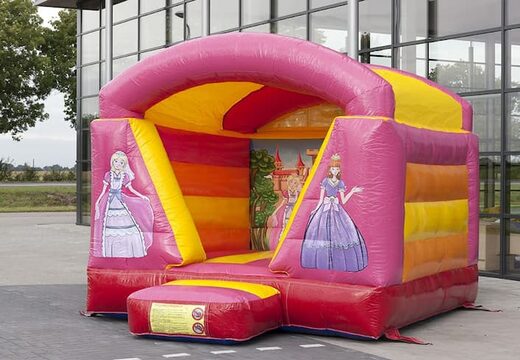 Bestel een mini overdekt springkussen in thema prinses voor kinderen. Koop springkussens online bij JB Inflatables Nederland