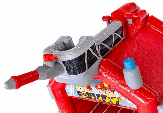 Standaard overdekt springkussen kopen in thema brandweer voor kids