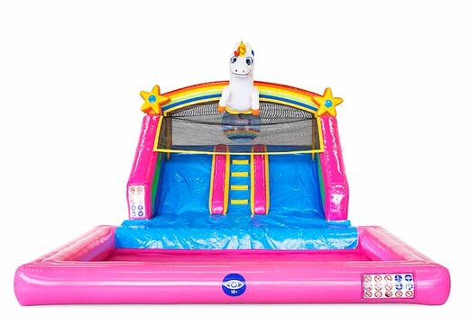 Order splashy slide unicorn bounce house for kids at JB Inflatables America. Buy inflatable bounce houses online at JB Inflatables America