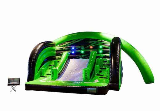 Order inflatable bouncer obstacle course with interactive sport to do a competition for children