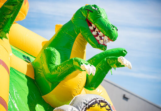 Buy air cushion multiplay super dino theme with jumping section and slide for kids