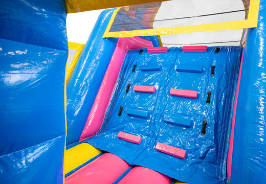 Buy 13 meters inflatable obstacle course in theme Flamingo for kids. Order inflatable obstacle courses now online at JB Inflatables America