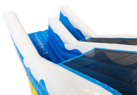 Order a 4 in 1 slide in the Rubber Duck theme online for your kids. Buy inflatable slides now online at JB Inflatables America