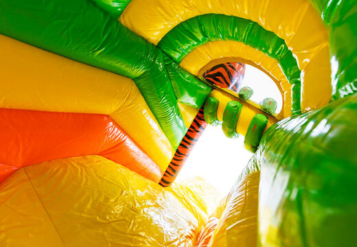 Multiplay Jungle bouncy castle for sale at JB Inflatables. Order inflatable bouncy castles now online at JB Inflatables America