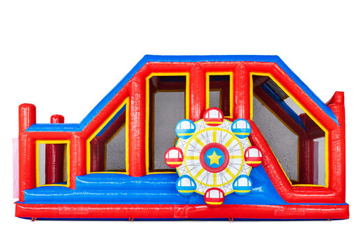 Obstacle course module Base Jump with rollercoaster theme