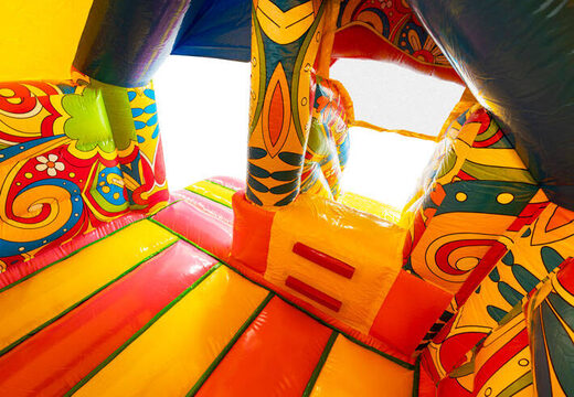 Slide in Slidecombo Paradise Island colorful bouncy castle