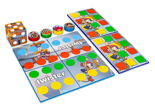 Colorful game set back of Softplay in Pirate Seaworld theme