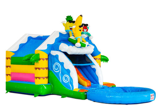 Buy Slide Combo inflatable castle online with 3D figures and slide
