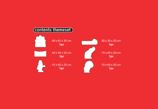 Contents of Softplay Theme Set in Rollercoaster Theme order online at JB