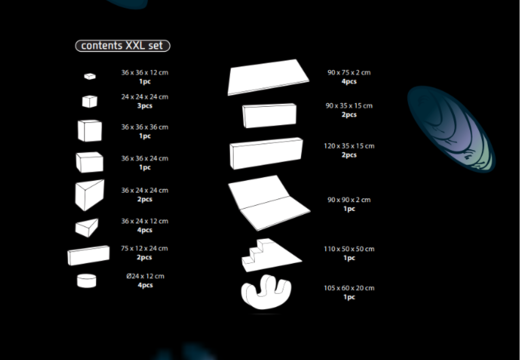 Order the contents of the Softplay XXL set in Pirate - Seaworld theme from JB Inflatables in Meppel