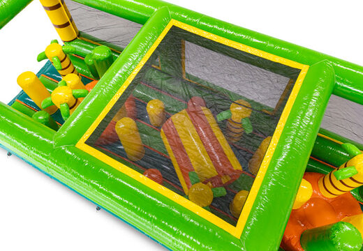 Module "Pillar Dodger" modular obstacle course, self-assemble pillars and tunnel